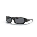 Oakley Fives Squared Sunglasses - Polished Black w Grey