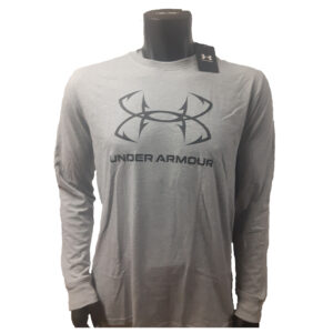 Under Armour Performance Cotton Long Sleeve Tee w/UA Fish Hooks Logo