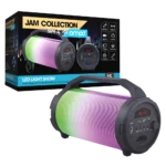 AMPD - LED Light Show Bazooka Bluetooth Speaker - Black - Image 2