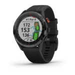Garmin Approach® S62 Black Ceramic Bezel with Black Silicone Band