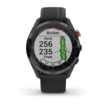Garmin Approach® S62 Black Ceramic Bezel with Black Silicone Band - Image 3