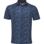 Callaway Essential Drink Print Golf Polo - Peacoat
