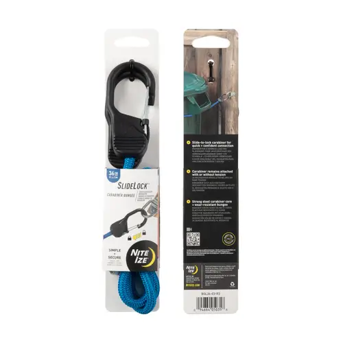Nite Ize SlideLock Carabiner Bungees - 24" or 36" - Image 3