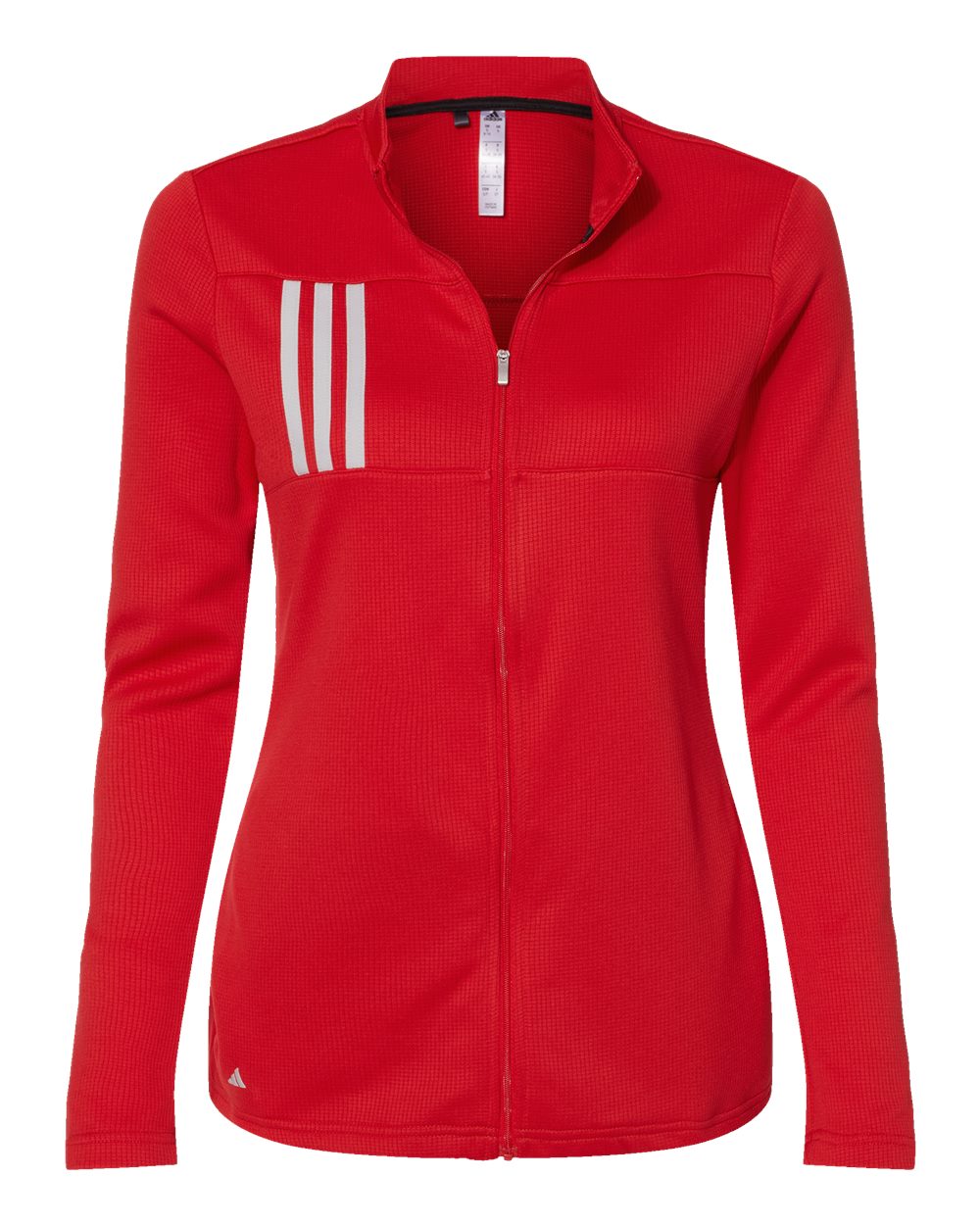 Adidas Women's 3-Stripes Double Knit Full-Zip Jackets - Image 5