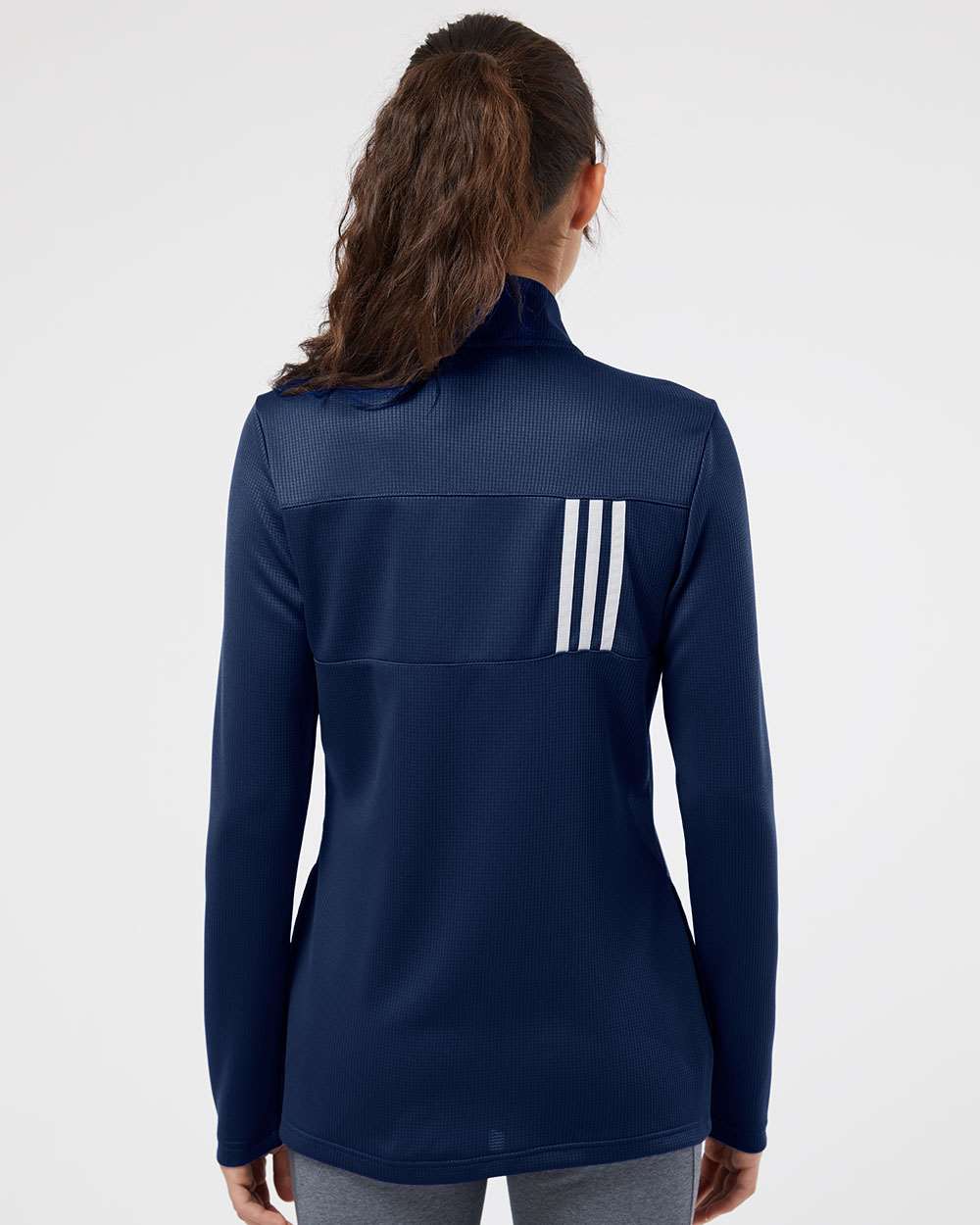 Adidas Women's 3-Stripes Double Knit Full-Zip Jackets - Image 8